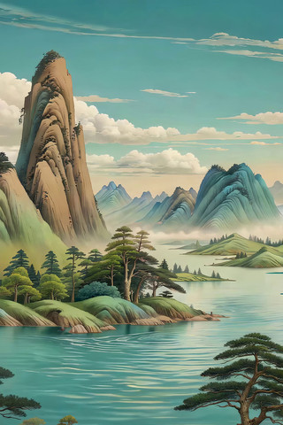 ɽˮ�ŷ�羰�ز�