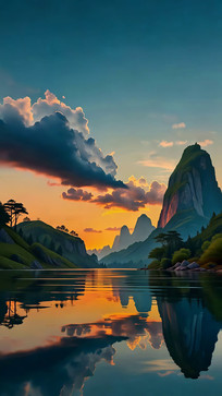 ɽˮ�����ƻ���Ȼ���