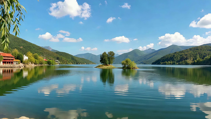 山水湖泊自然风光 山水湖泊自然风光