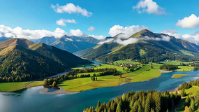 ɽˮ��ɭ����Ȼ��⺽��