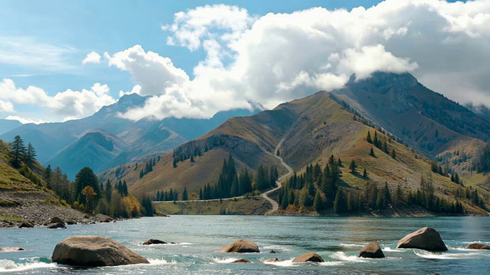 山水森林自然风光 山水森林自然风光