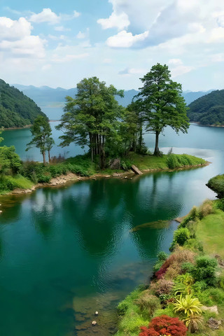 山水相依的自然风光 山水相依的自然风光