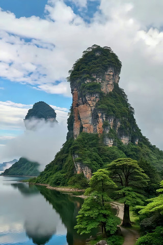 山水相依自然风光素材 山水相依自然风光素材