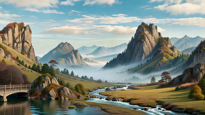 山水自然风光画面 山水自然风光画面