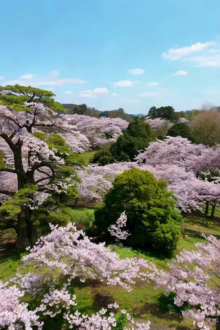 盛开的樱花自然风光 盛开的樱花自然风光