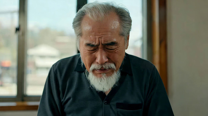 室内老人手部动作特写 室内老人手部动作特写