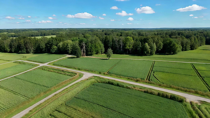田野森林航拍自然风光素材 田野森林航拍自然风光素材