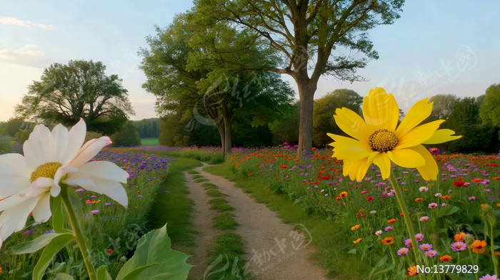 ��԰�����е�С���羰