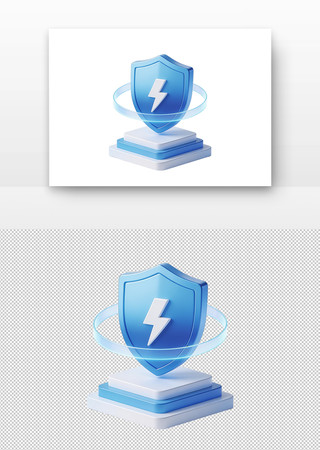 网络安全护盾插画 网络安全护盾插画