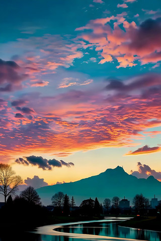 ��ϼ��ɽˮ��Ӱ��Ȼ���