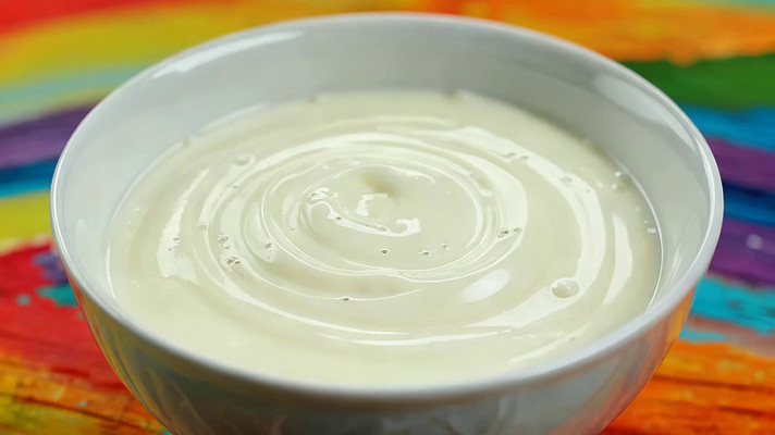 碗装牛奶特写 碗装牛奶特写