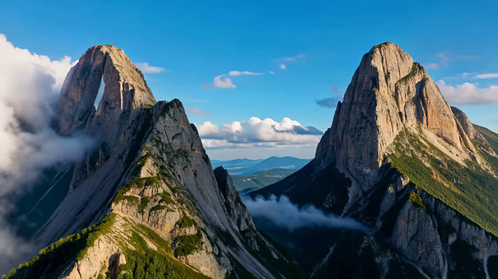 巍峨壮丽的山脉自然风光 巍峨壮丽的山脉自然风光