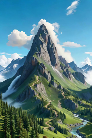 Ψ����ɽ��Ȼ�羰�ز�