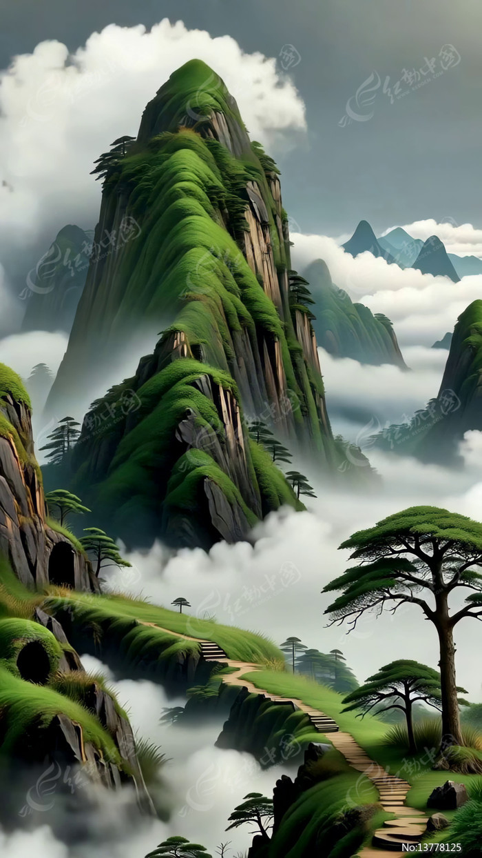 Ψ��ɽˮ�����羰�ز�