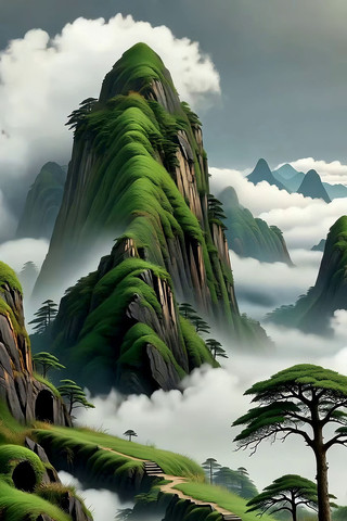 Ψ��ɽˮ�����羰�ز�