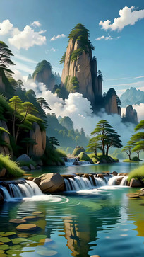 Ψ����Ȼɽˮ�羰�ز�