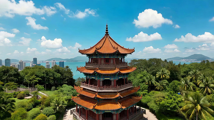 厦门古建筑景观俯瞰 厦门古建筑景观俯瞰