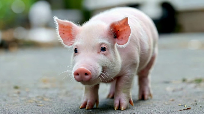 小猪农场内特写 小猪农场内特写