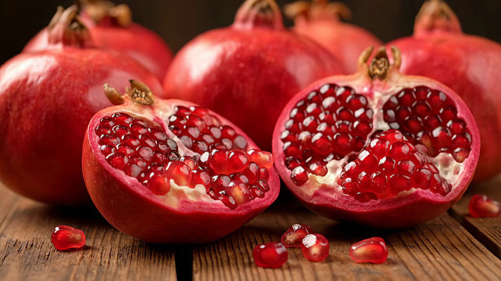 新鲜石榴特写素材 新鲜石榴特写素材