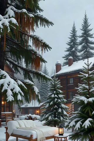 ѩ���ּ�ľ����ľ��ѩ��