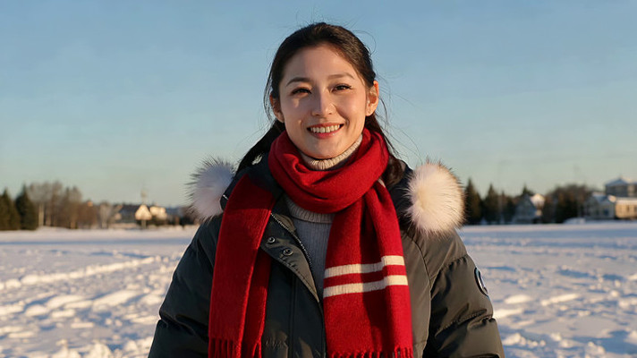 ѩ����΢Ц��Ů��