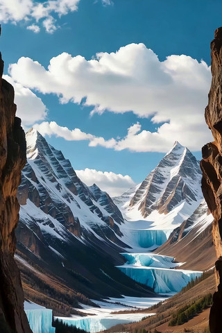 ѩɽ������Ȼ���