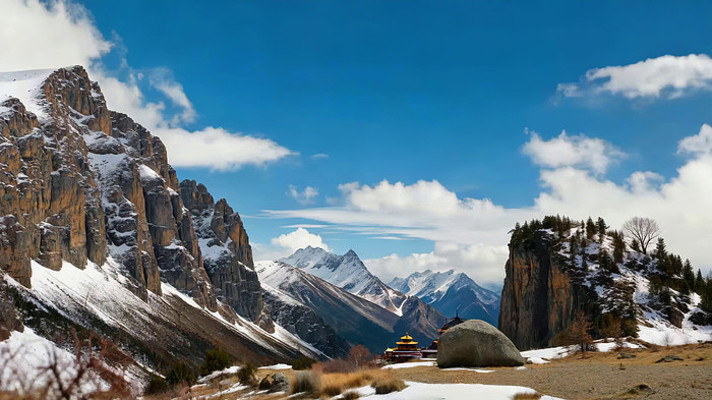 雪山高原自然风光素材 雪山高原自然风光素材