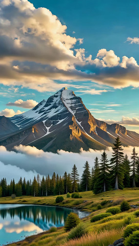 ѩɽ����ɭ����Ȼ���