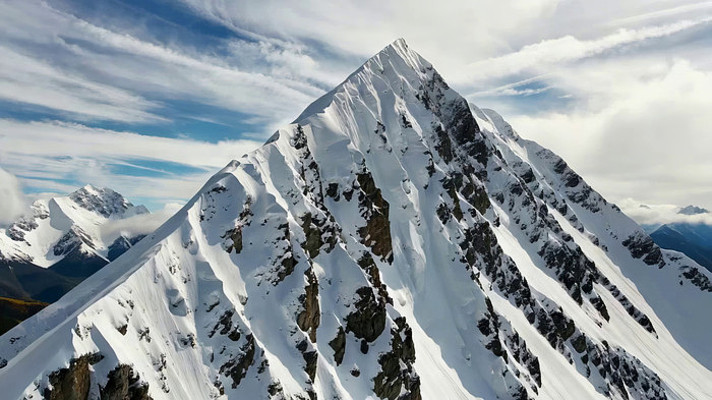 雪山全景自然风光素材 雪山全景自然风光素材
