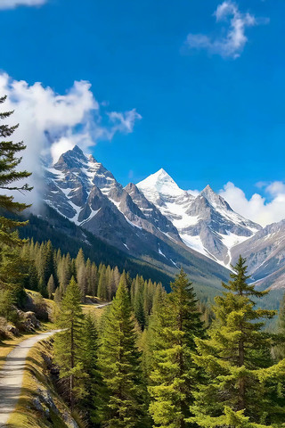 ѩɽɭ����Ȼ����ز�