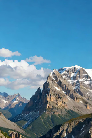 雪山山脉自然风光 雪山山脉自然风光