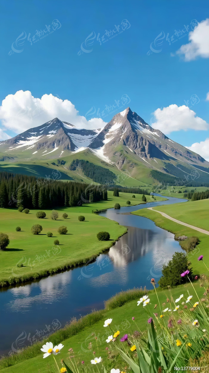 ѩɽ�µĺ������ԭ�羰