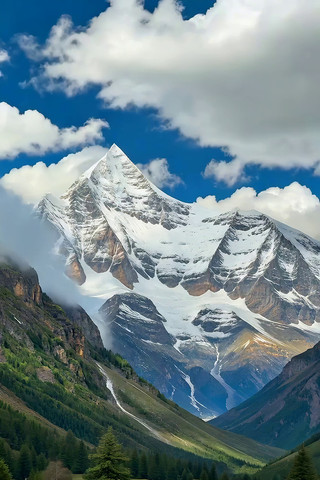 ѩɽ�µ�ɽ�����羰