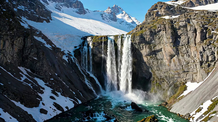 ѩɽ�µ�׳���ٲ�����