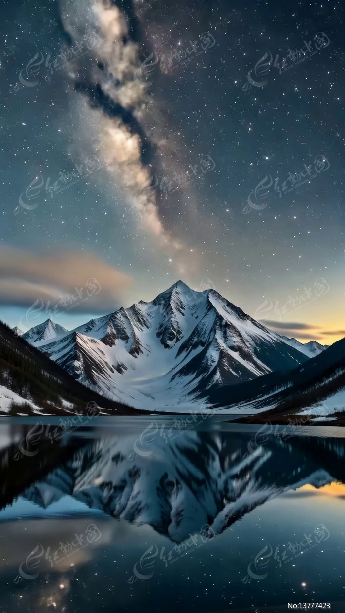 ѩɽ�ǿ���Ȼ�羰�ز�