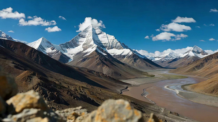 雪山自然风光 雪山自然风光