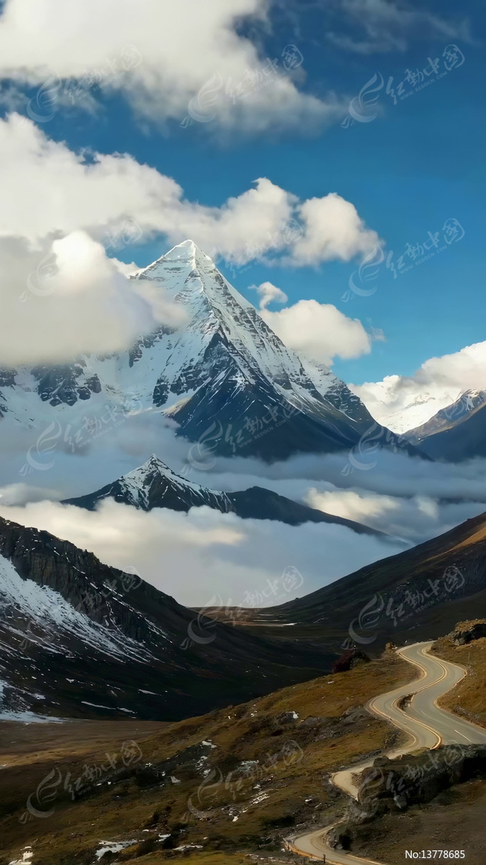 ѩɽ��Ȼ�����ɽ�乫·����