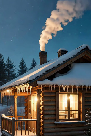 ѩҹ�е�ľ������������