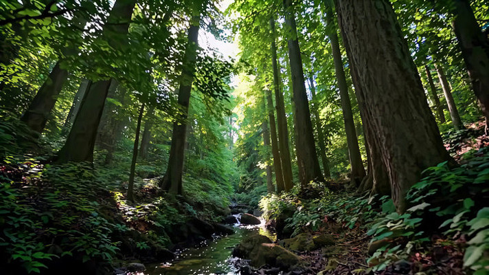 ������ҫ�µ�ɭ��Ϫ������