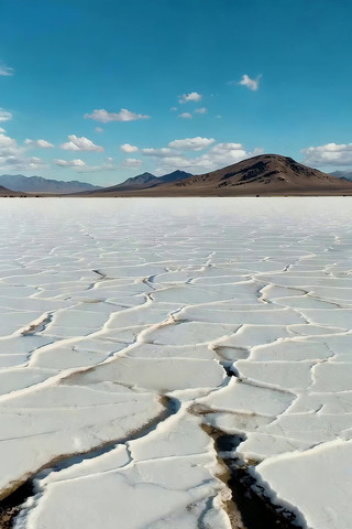 盐湖风光全景 盐湖风光全景