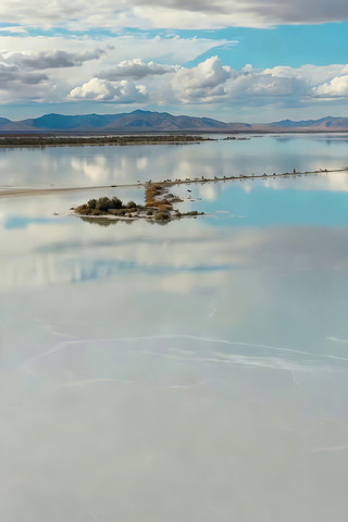盐湖自然风光全景 盐湖自然风光全景