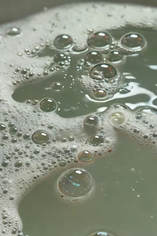 液体表面气泡特写 液体表面气泡特写