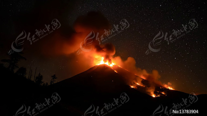 ҹ���ǿ��µĻ�ɽ�緢