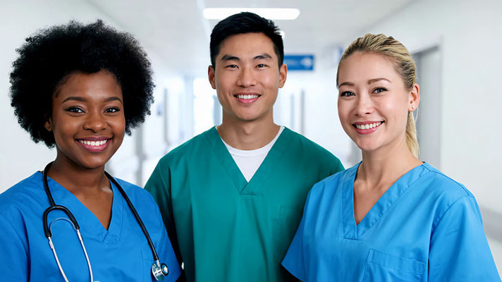 医院内医护人员合影素材 医院内医护人员合影素材