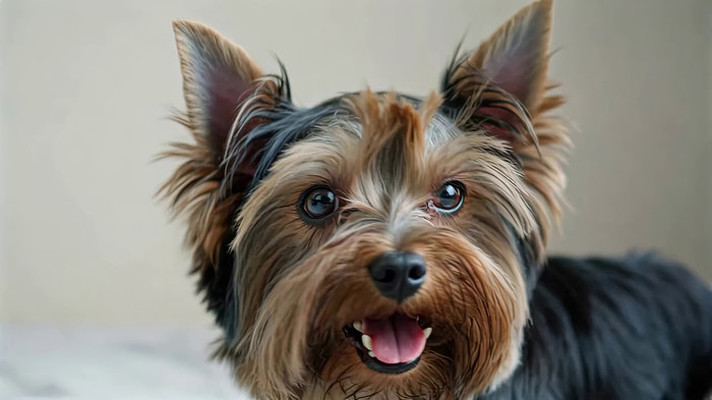 约克夏犬特写 约克夏犬特写