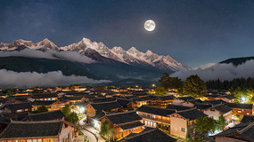 ��ҹ��ѩɽ�ԵĹ��Ӵ���