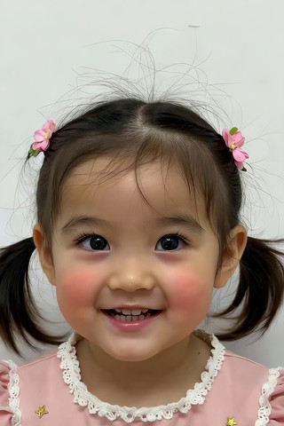 ��˫��β΢Ц��СŮ��