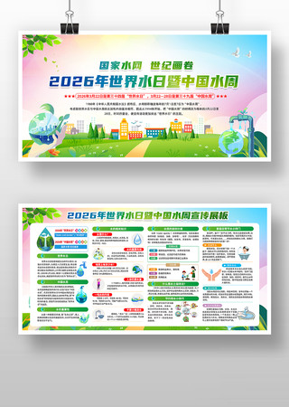 中国水周主题活动宣传展板 中国水周主题活动宣传展板