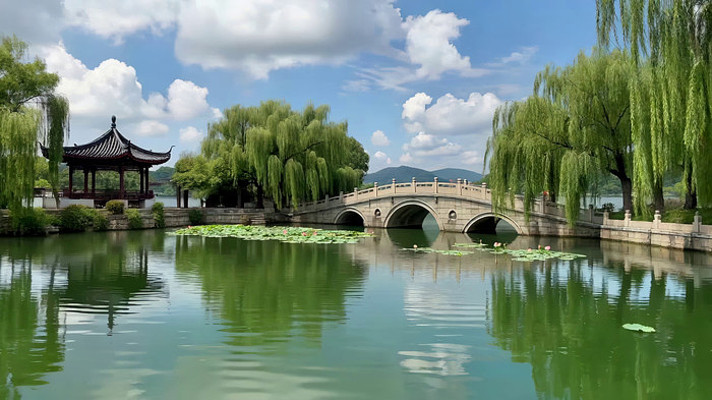 ��ʽ԰�ֺ���ʯ�ŷ羰