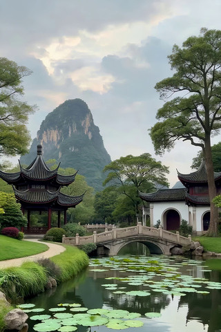 ��ʽ԰��ɽˮ�羰�ز�